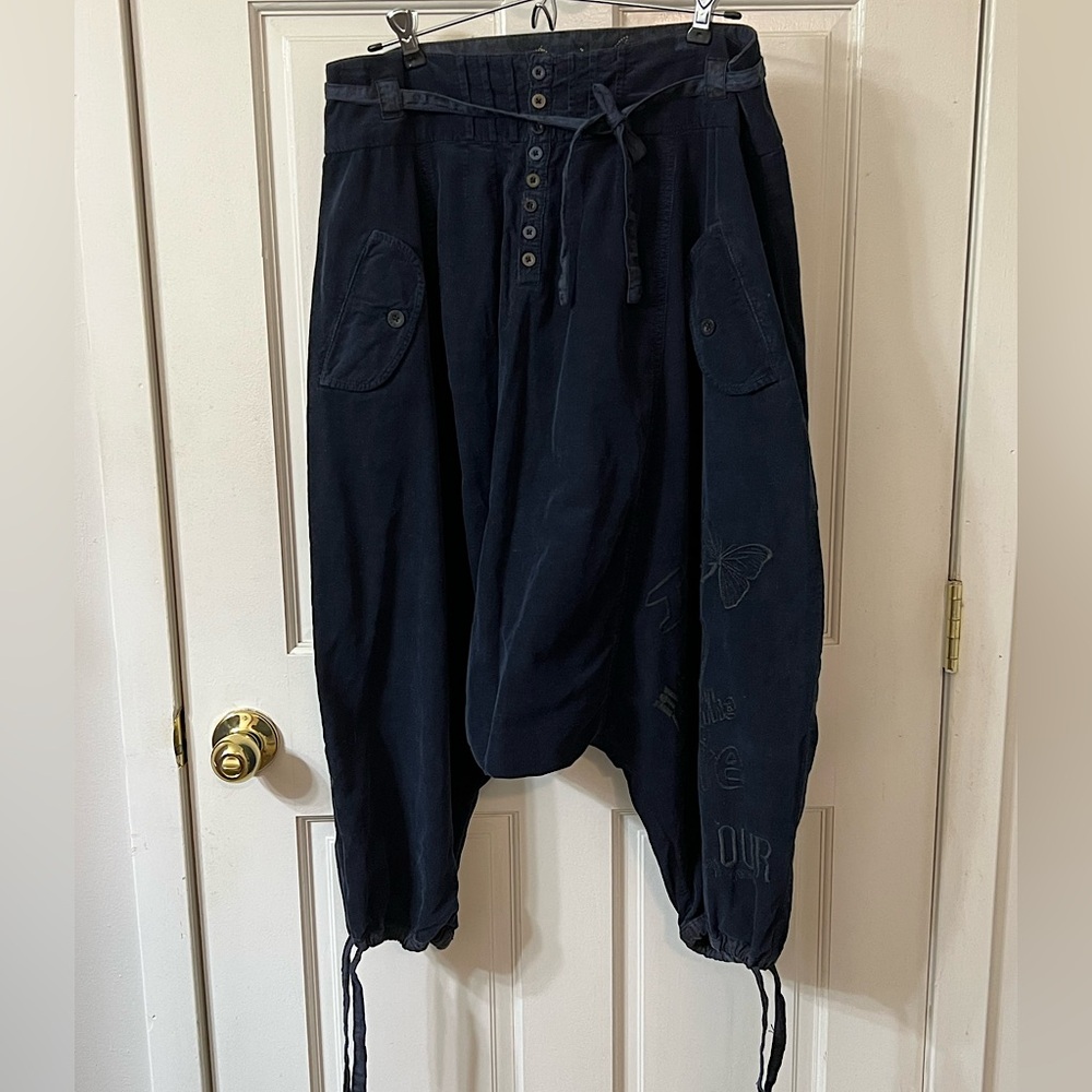 Chic Navy Harem Pants